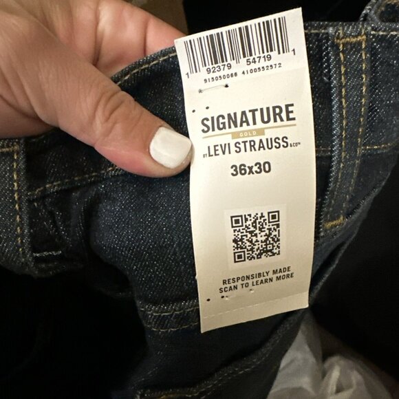 Signature by Levi Strauss & Co. Gold Men's Bootcut Fit Jeans, Headlands, 36x30 - Picture 8 of 8